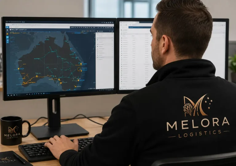 Melora Logistics coordinator managing freight movements across Australia